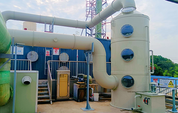 老鄉(xiāng)雞污水站生物除臭系統(tǒng)改造項目進場施工